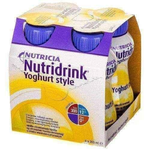 Yoghurt Nutridrink Style vanilla-lemon 4 x 200ml UK