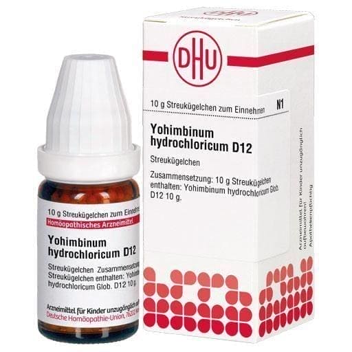Yohimbe YOHIMBINUM HYDROCHLORICUM D 12 globules UK