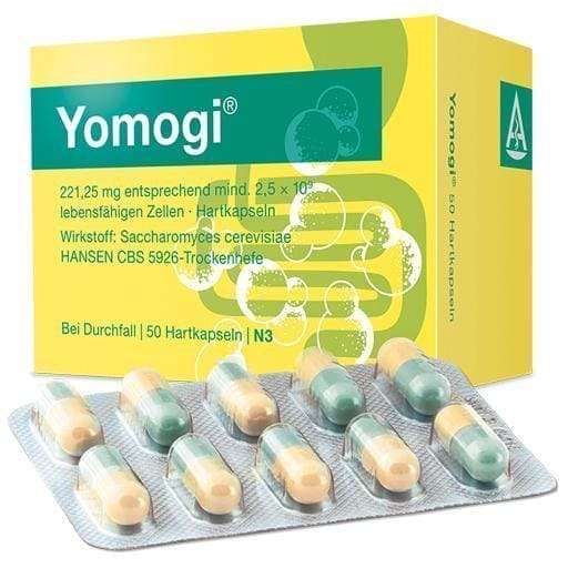 YOMOGI capsules 50 pc Saccharomyces cerevisiae, diarrhea UK