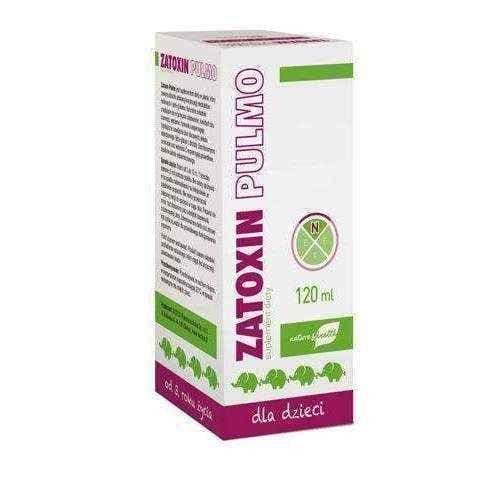 ZATOXIN Pulmo liquid 120ml for children aged 3+ immune system for kids UK