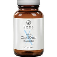 ZINC 50 mg zinc acetate depot capsules Shanab UK