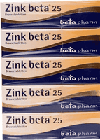 ZINC BETA 25, zinc sulfate, zinc deficiency treatment UK
