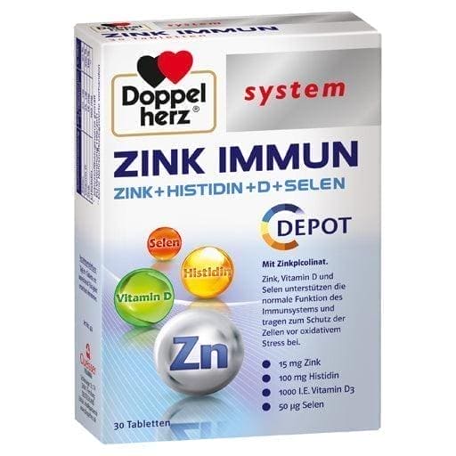 Zinc, L-histidine, vitamin D3, selenium UK