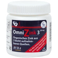 Zinc L-Pidolate, Zinc Citrate, Zinc Bisglycinate, OMNIZINC 3 tablets UK