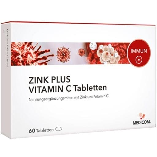 ZINC PLUS Vitamin C tablets UK