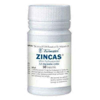 ZINCAS x 50 tablets, zinc supplement, zinc deficiency UK