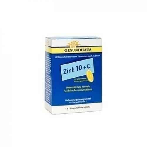 ZINK 10 + C 20 ervescent tablets / ZINK 10+ C UK