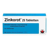 ZINKOROT 25 zinc orotate tablets UK