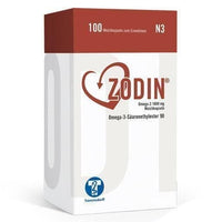 ZODIN Omega-3 1,000 mg soft capsules 100 pc omega 3 fatty acids UK