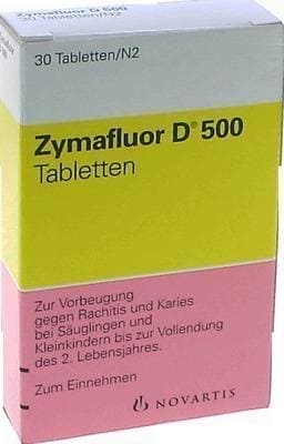 ZYMAFLUOR D 500 tablets 30 pc UK