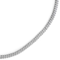 10k Gold 1ct TDW Diamond Link Tennis Bracelet - 10K White gold UK