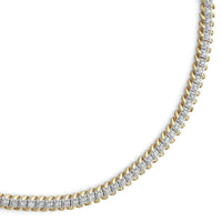 10k Gold 1ct TDW Diamond Link Tennis Bracelet - 10K White gold UK