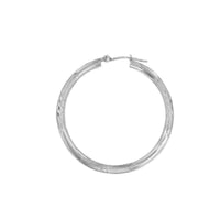 10k White Gold Hoop Earrings UK