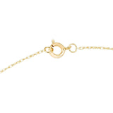 10k Yellow Gold Texture Cross Pendant with 18-inch Chain UK