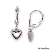 14k gold earrings Hanging Heart UK
