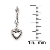 14k gold earrings Hanging Heart UK