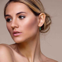 14k gold over sterling silver earrings UK
