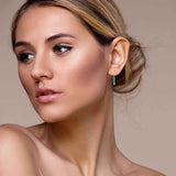 14k gold over sterling silver earrings UK