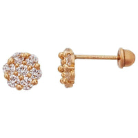 14k gold stud earrings UK