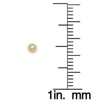 14k Yellow Gold 3 mm Ball Screw-back Stud Earrings UK