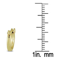 14k Yellow Gold Filled Hoop Earrings UK