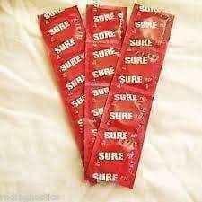 24 SURE® CONDOMS RIBBED SENSATION UK stock FAST DELIVERY UK