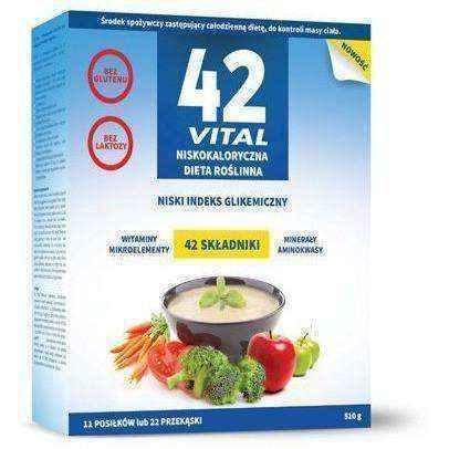 42 VITAL-calorie plant-based diet 510g (11 meals and 22 snacks), plant based diet weight loss UK
