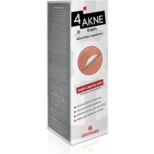 4AKNE CREAM Oily skin and acne 50ml, best acne treatment UK