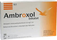 AMBROXOL inhalant solution, ambroxol hydrochloride for a nebulizer UK