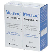 Against pinworms, MOLEVAC suspension UK