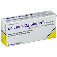 Chewable calcium uk, CALCIUM-D3-biomo chewable tablets 500+D UK