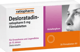 DESLORATADINE ratiopharm 5 mg film-coated tablets UK