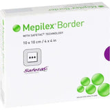 Dressing for chronic and acute wounds, MEPILEX Border foam dressing 10x10 cm UK