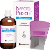 Head lice treatment+ nit comb, INFECTOPEDICUL solution UK