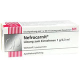 Levocarnitine, Treatment of carnitine deficiency in dialysis treatment, NEFROCARNIT UK