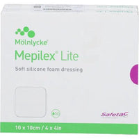 MEPILEX Lite foam dressing 10x10 cm sterile UK