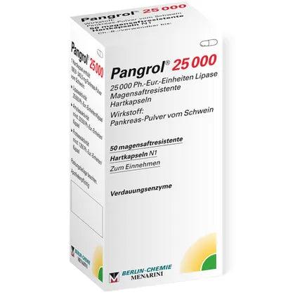 Pancreas, PANGROL 25,000 UK