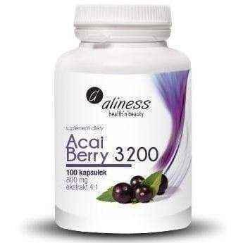 ALINESS Acai Berry 3200 x 100 capsules, ways to lose weight UK
