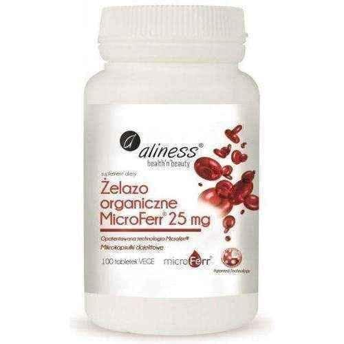 Aliness Iron Microferr 25mg x 100 tablets | iron 25 mg UK