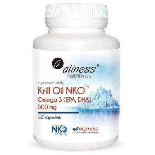 ALINESS Krill Oil Omega-3 with Astaxanthin x 60 capsules UK