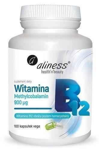 Aliness Vitamin B12 Methylcobalamin 900 µg x 100 capsules UK