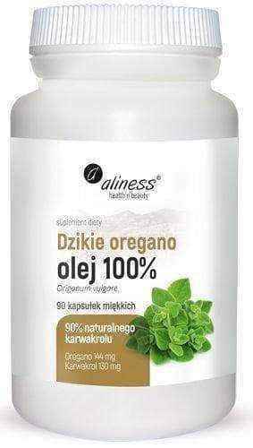 Aliness Wild oregano oil 100% x 90 soft capsules UK