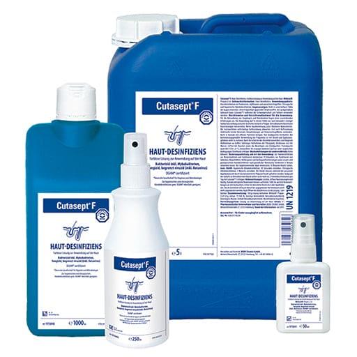 Antiseptic, antiseptics, CUTASEPT F solution, skin disinfectant spray UK