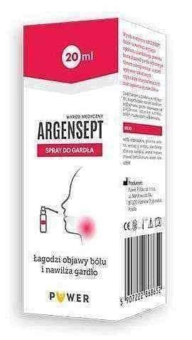 Argensept throat spray 20ml UK