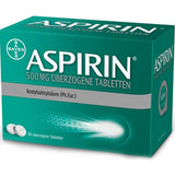 ASPIRIN, 500 mg, acetylsalicylic acid coated tablets UK