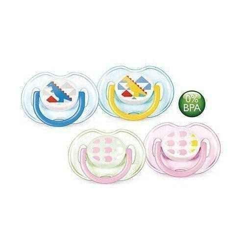 AVENT Soother 0-6m Boy & Girl x 2 pcs 172/18 UK