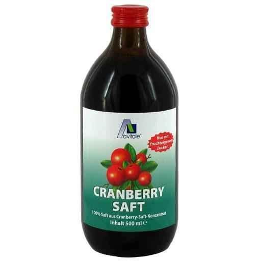 AVITALE Cranberry Juice 100% Fruit 500 ml UK