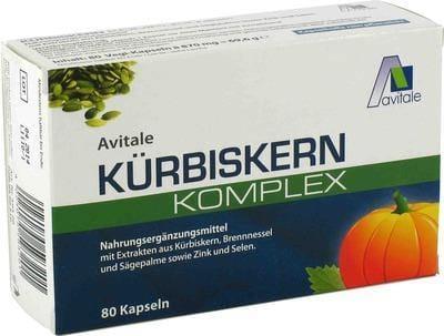 AVITALE PUMPKIN SEED COMPLEX CAPSULES 80 pcs UK