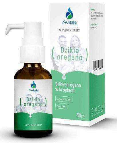 Avitale Wild oregano 100% natural oil 90% natural carvacrol drops 30ml UK