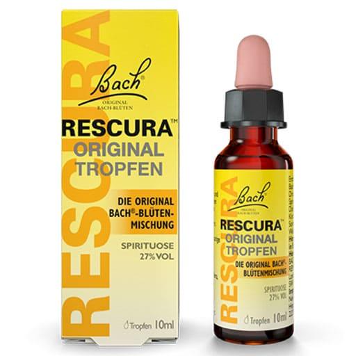 BACH FLOWERS, Original Rescura drops, with alcohol UK